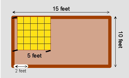 15 foot by 10 2025 foot in square meters