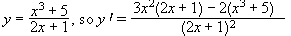 derivative rules